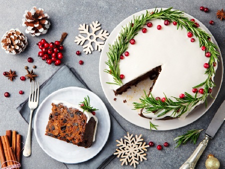     /  (Christmas fruit cake) -   